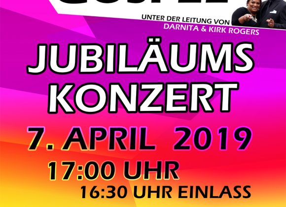 Jubiläums – Gospelkonzert mit „Joy of Gospel“